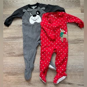 Carters 18mo Fleece PJs